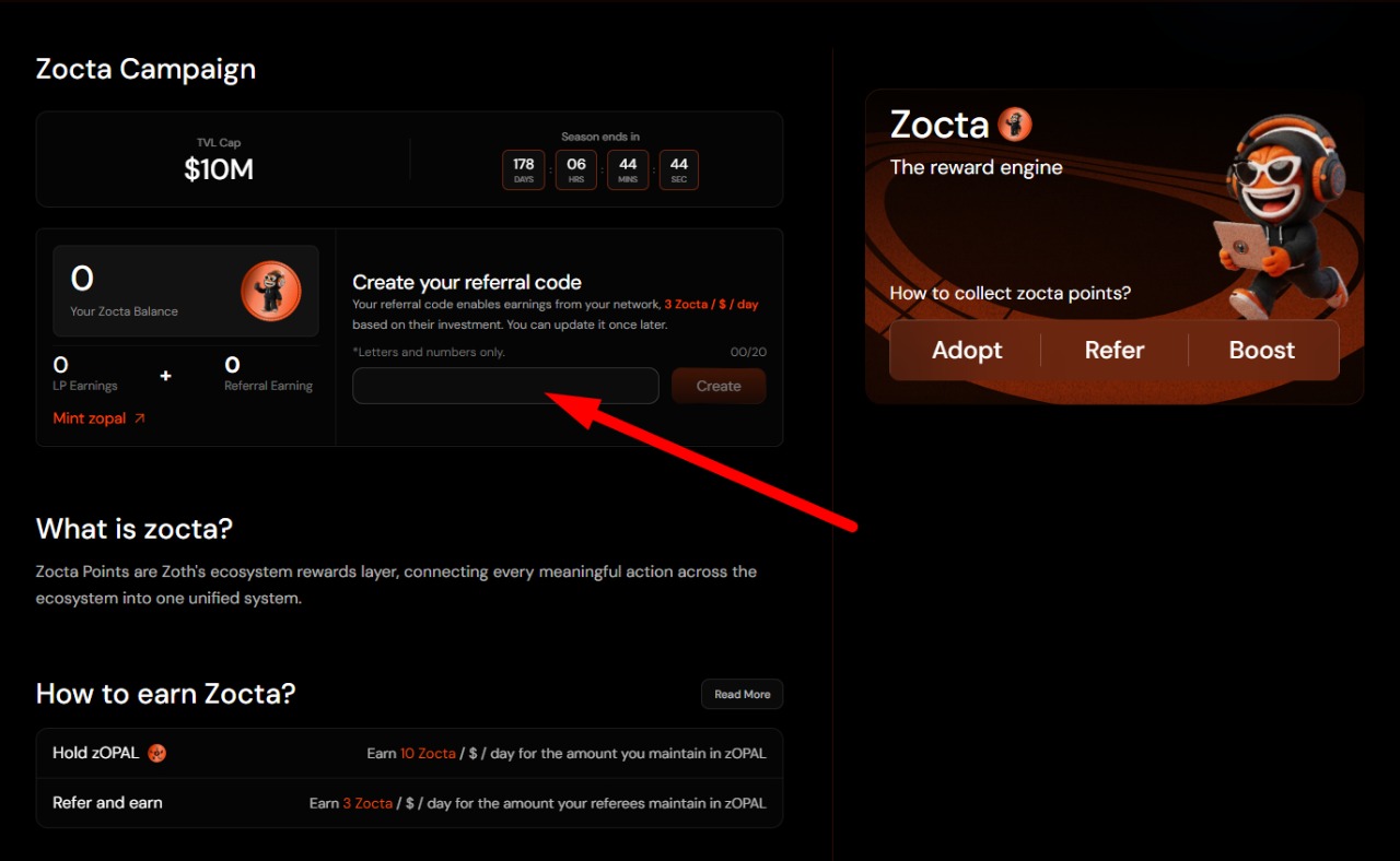 zOPAL Beta: Point Farming image 2