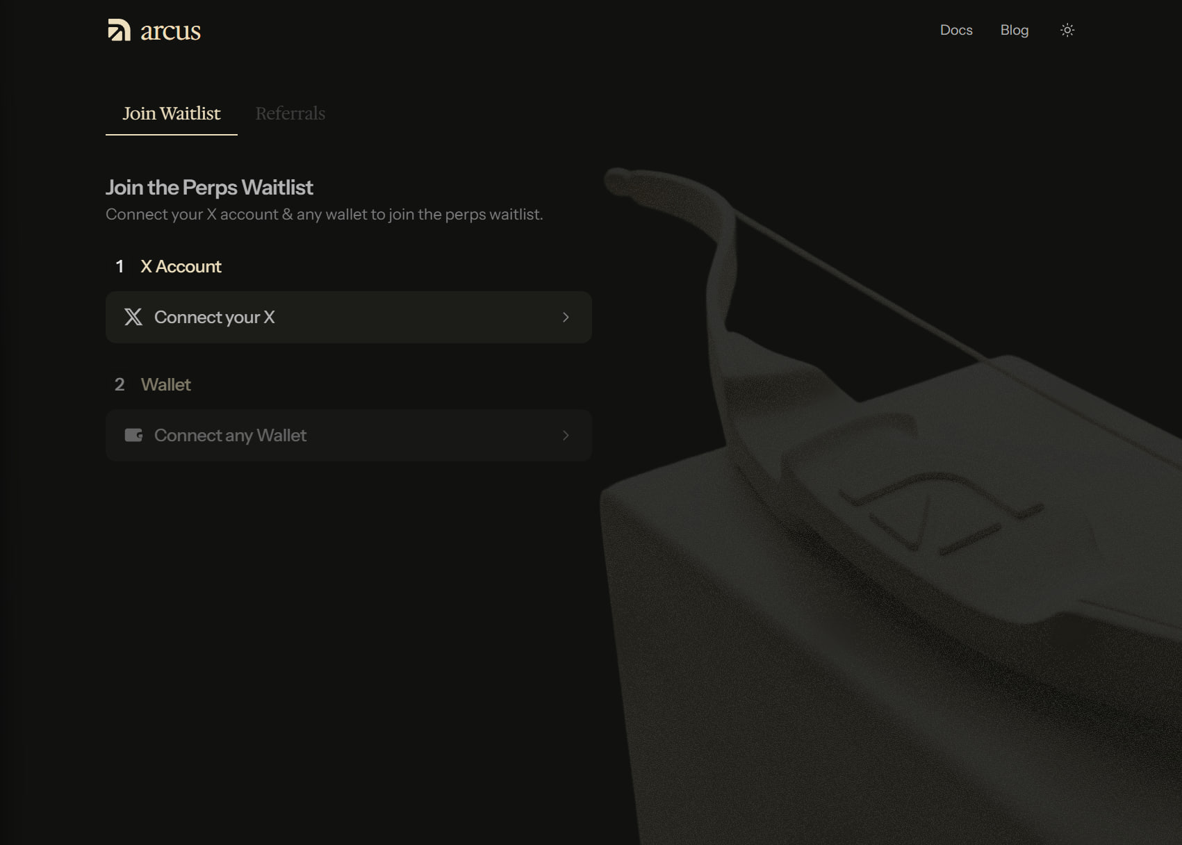 Waitlist for Perps image 1