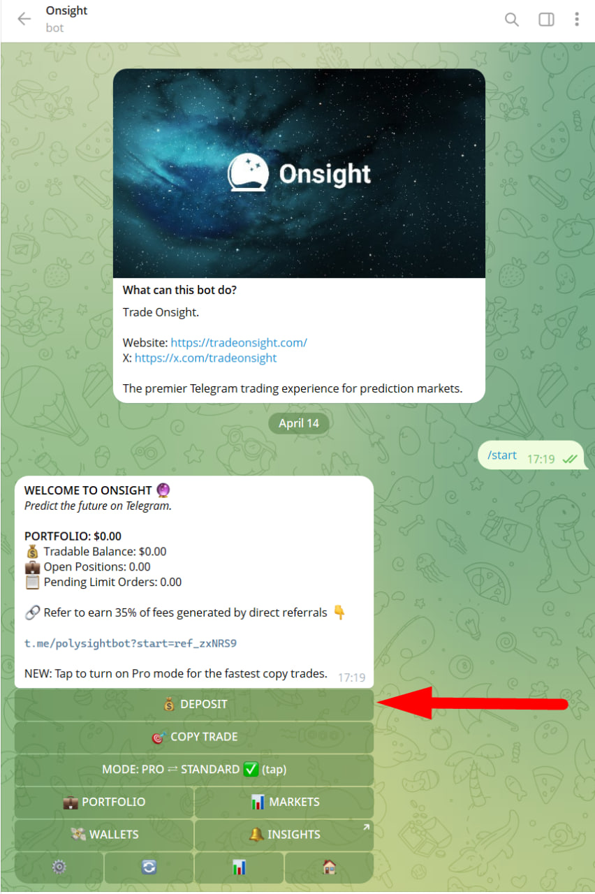Onsight. Telegram Bot image 1