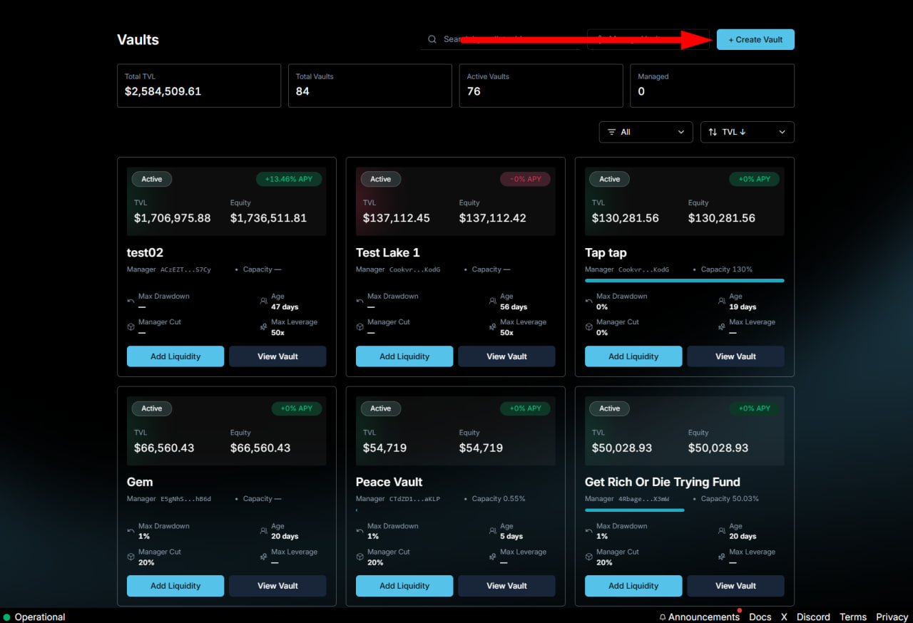 Vaults on Pacifica Testnet image 4