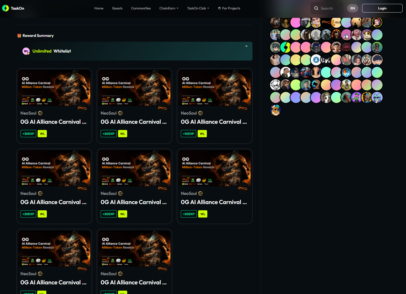 TaskOn: AI Alliance Million Token Carnival image 1
