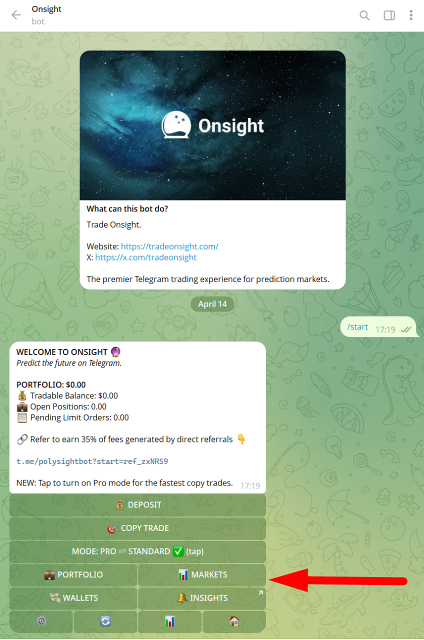 Onsight. Telegram Bot image 2
