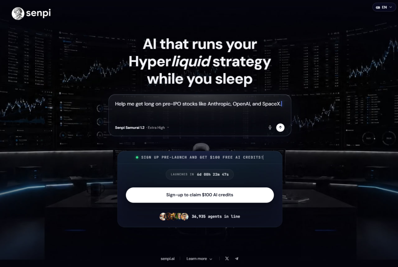 Senpi 2.0 Waitlist image 1