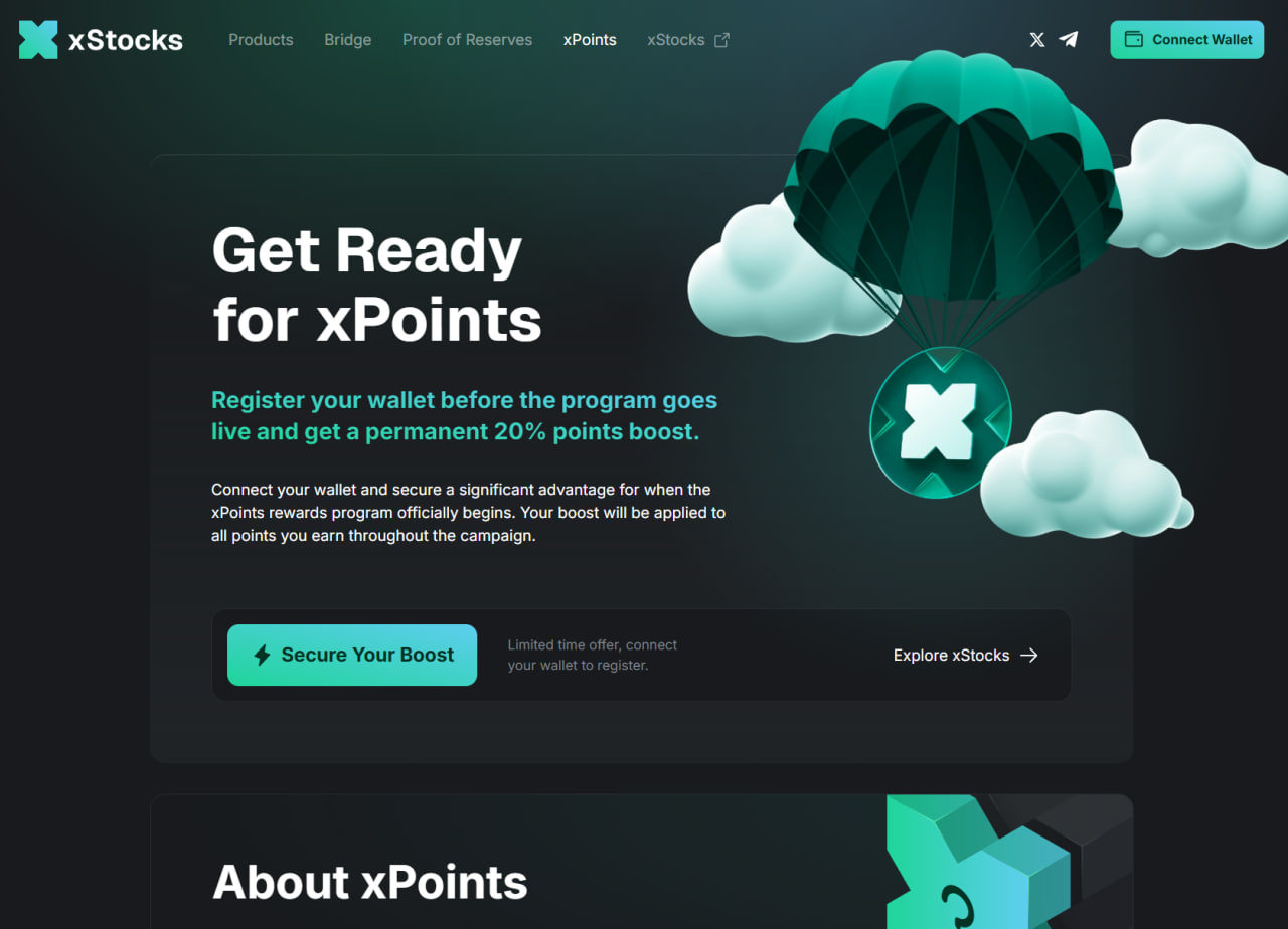 Registration in the xPoints Program image 1