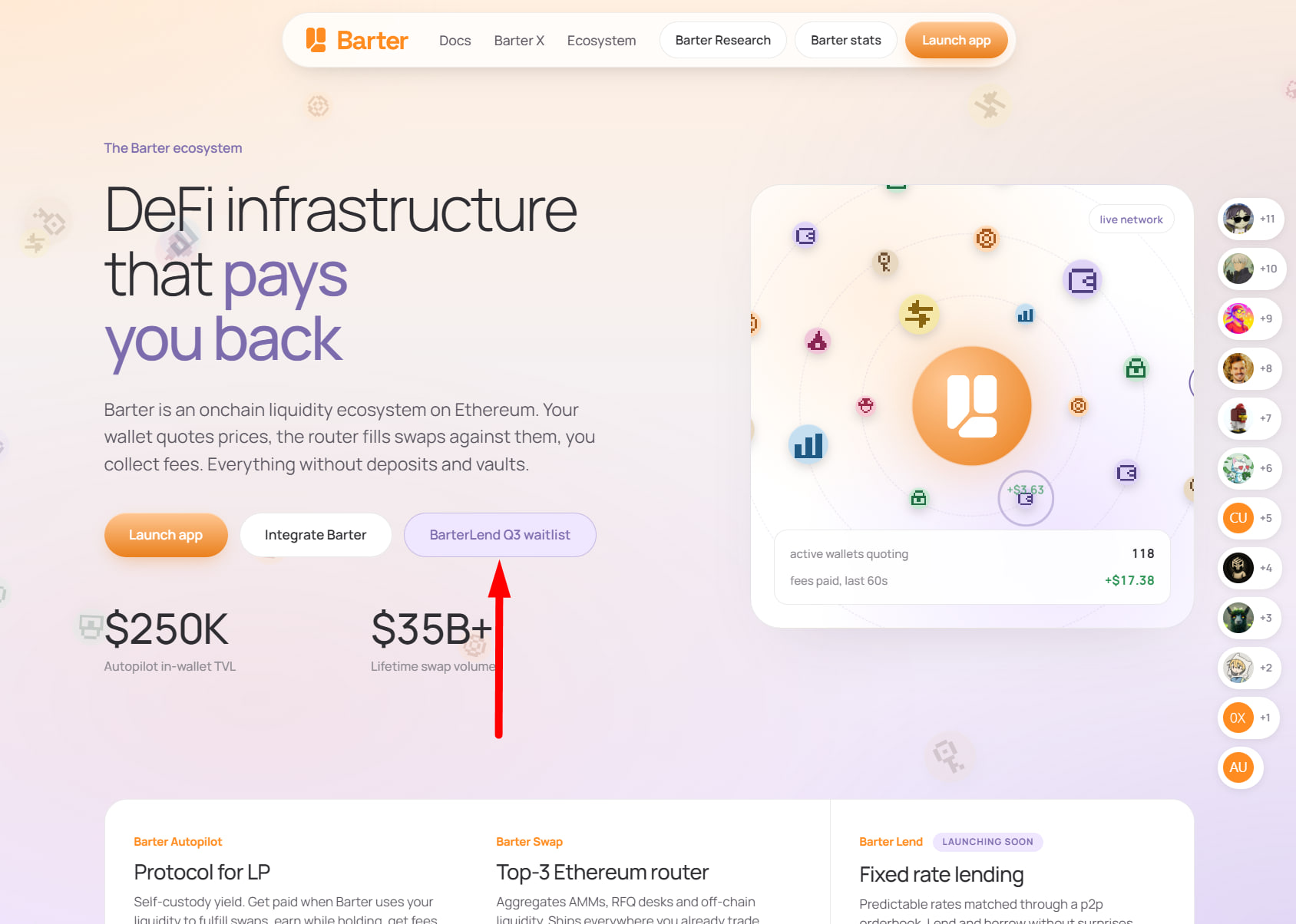BarterLend Waitlist image 1