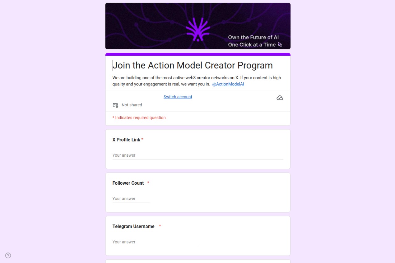 Action Model Creator Program image 1
