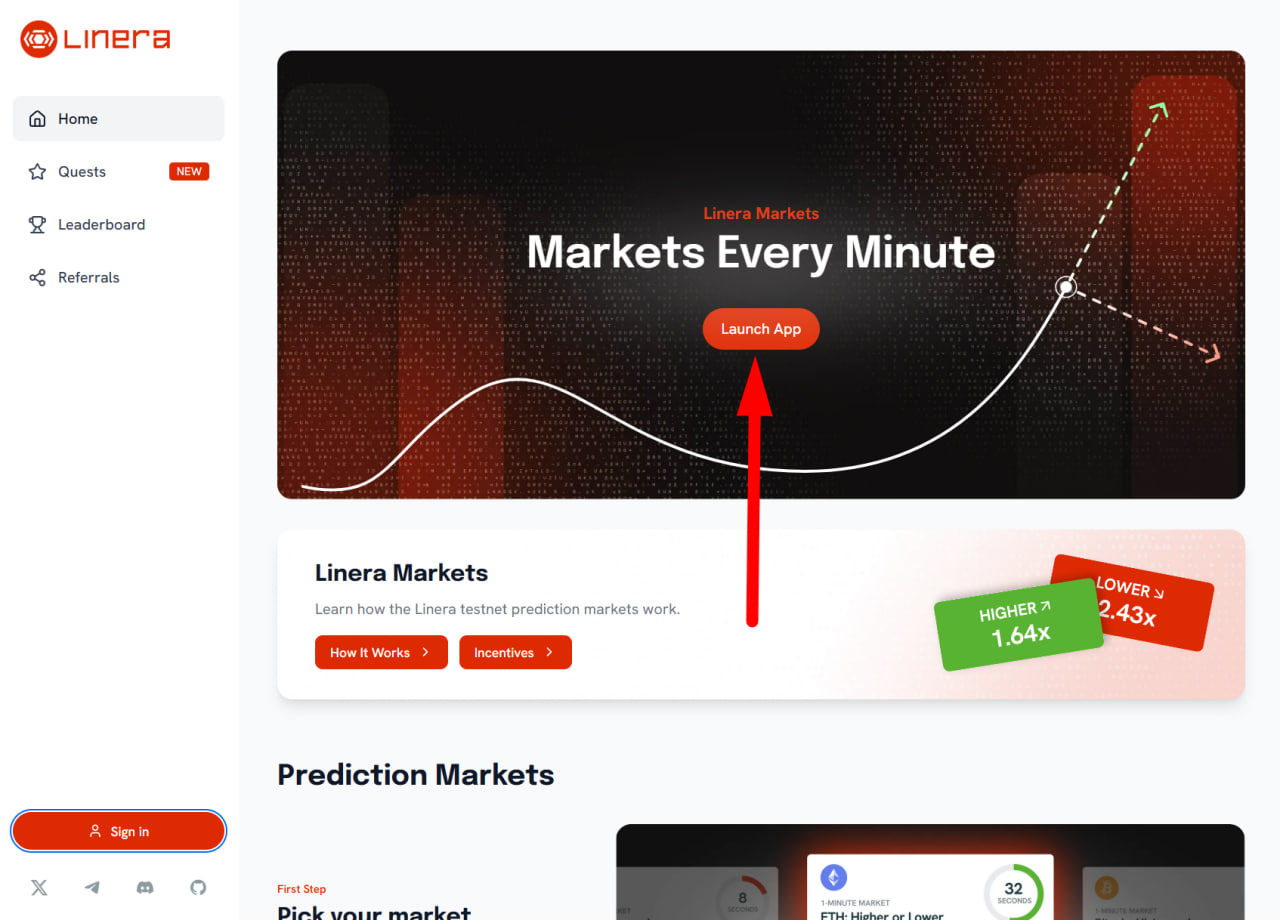 Linera Markets image 1