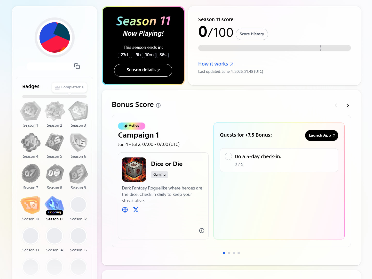 Soneium Score (Season 11) image 1