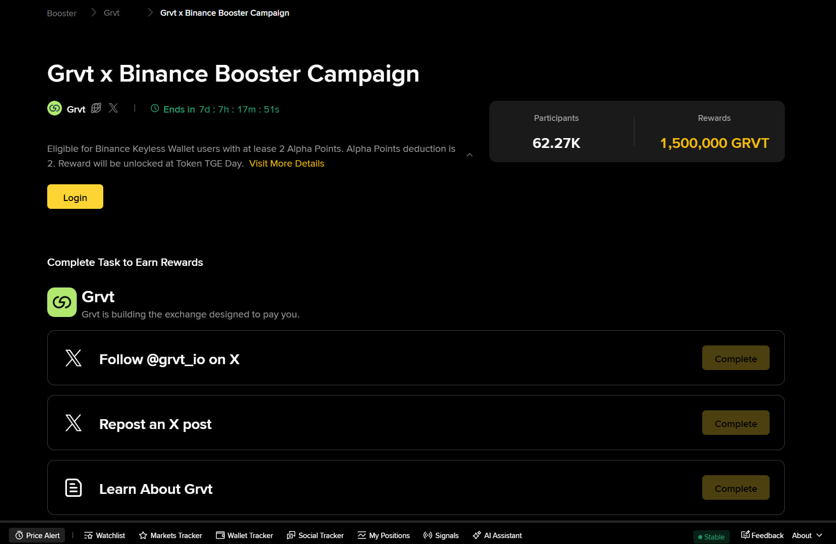 Binance Booster Campaign image 1