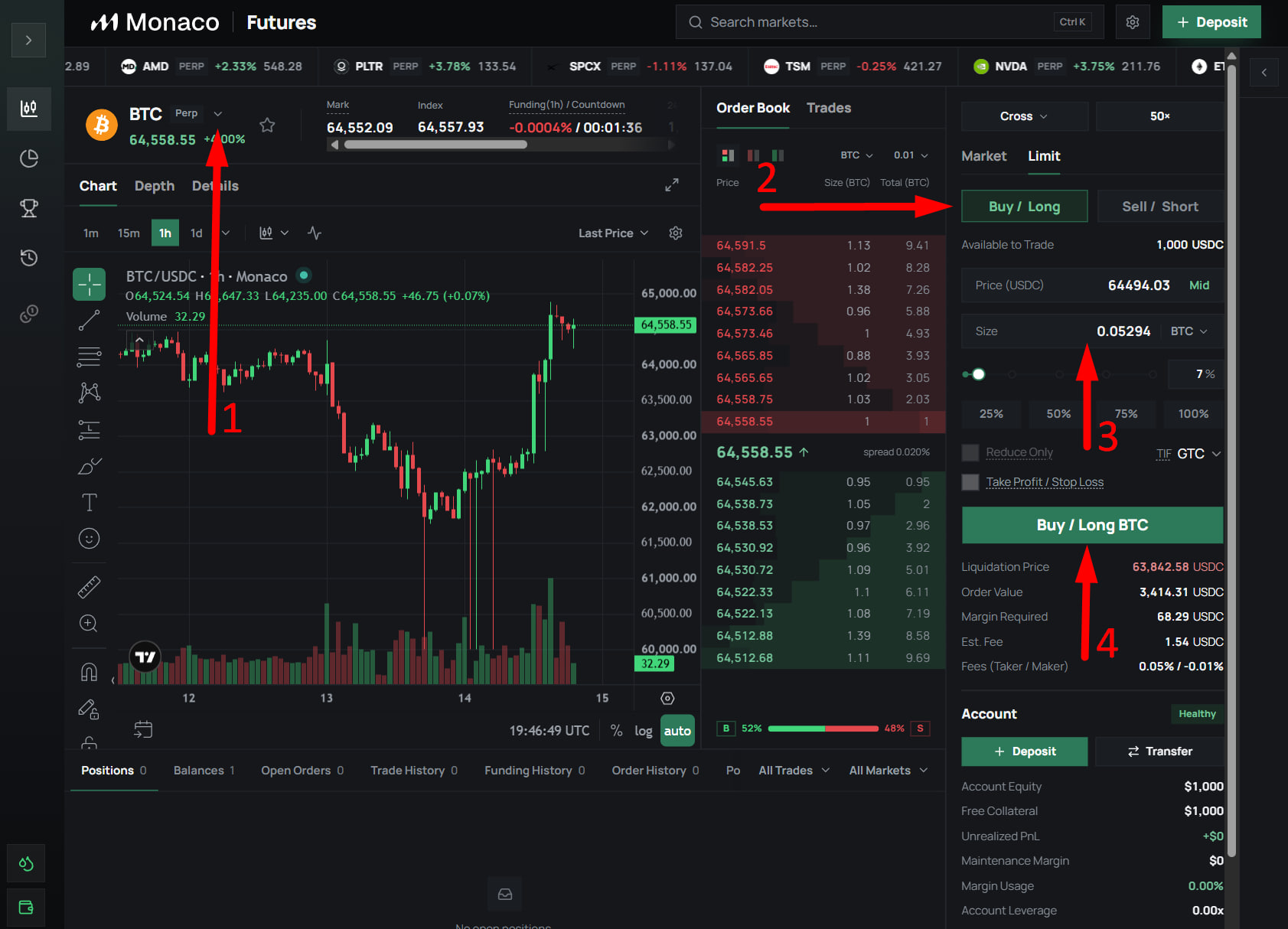 Monaco Futures (Testnet) image 3