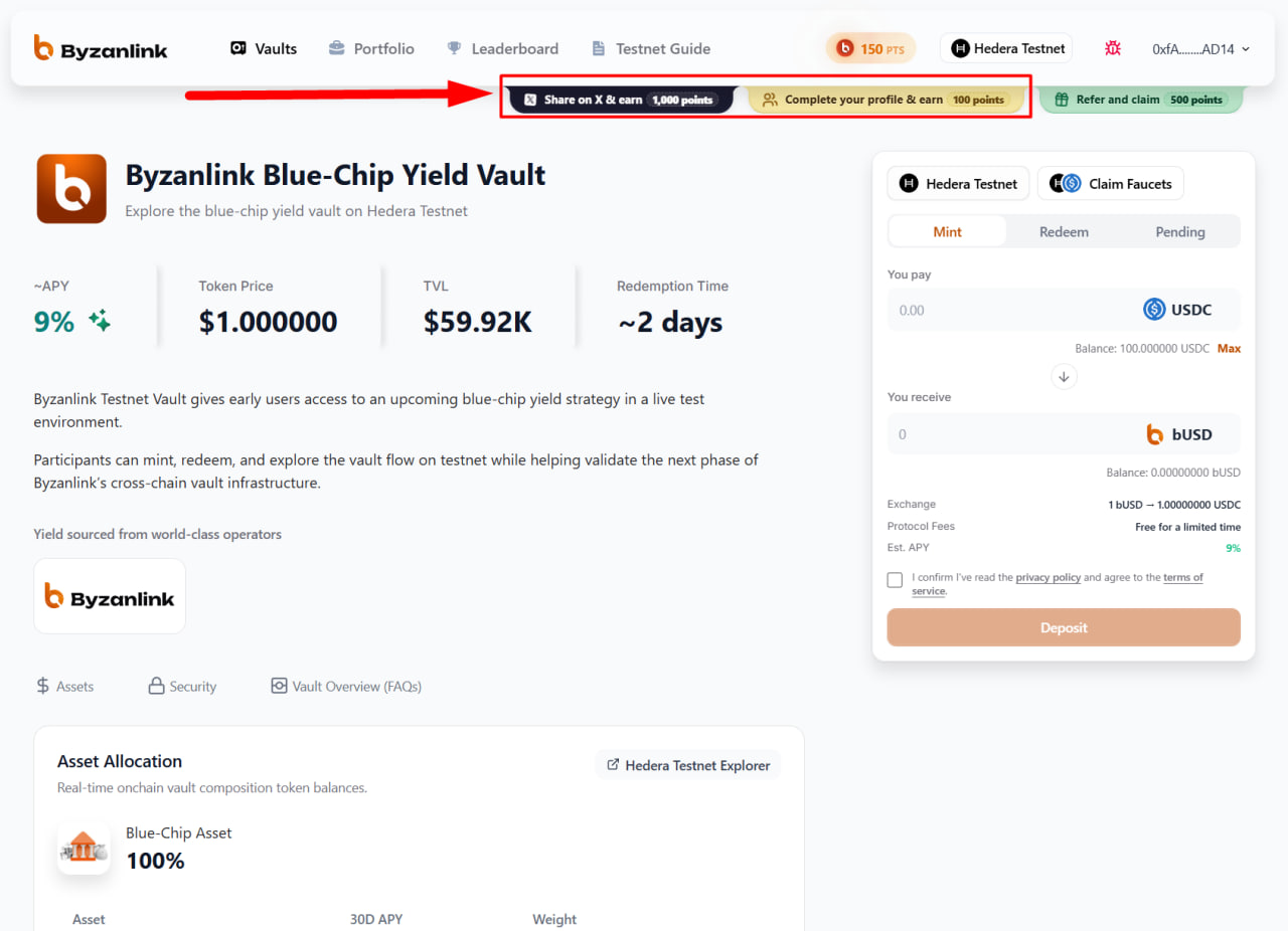 Testnet. Point Farming image 2