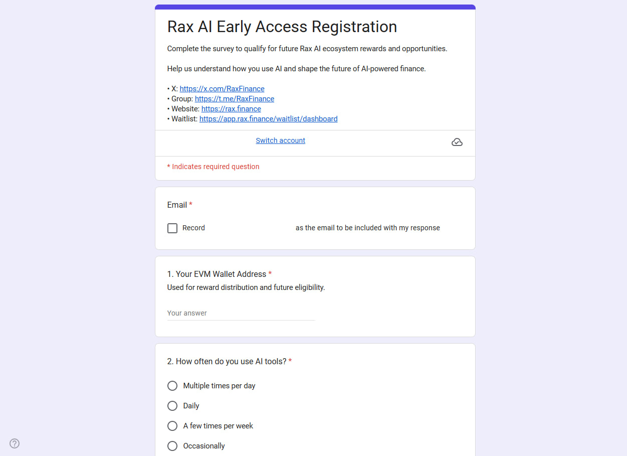 RAX AI Waitlist image 1