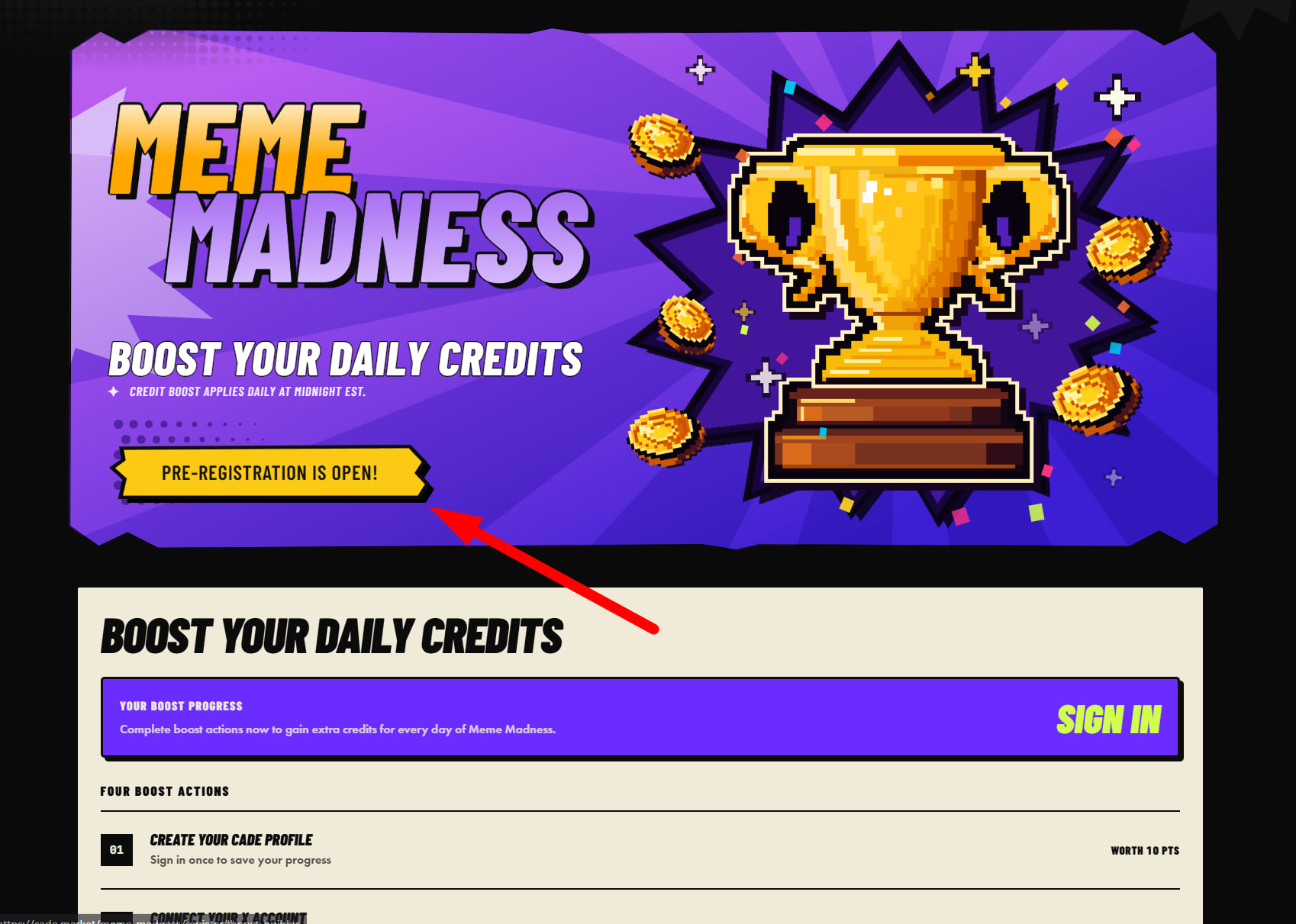 Meme Madness Pre-Registration image 1