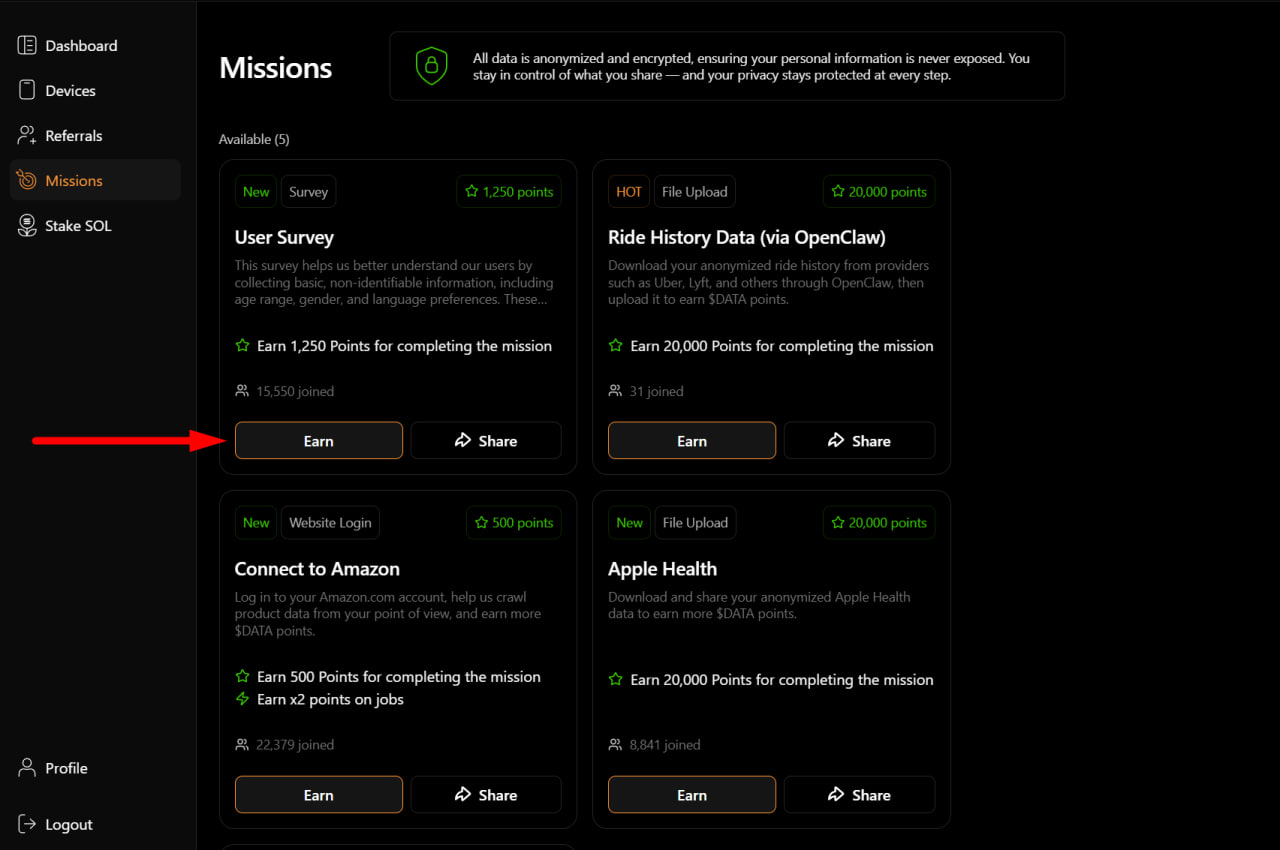 Mission: User Survey image 1