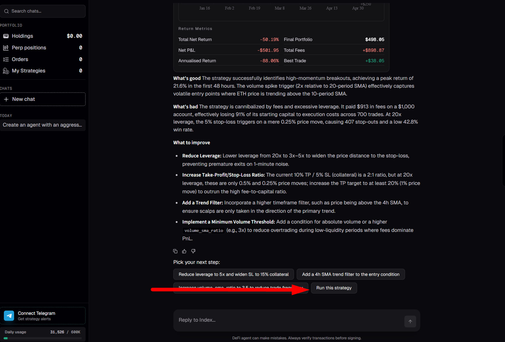 Index: Trading with Agent image 4